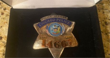 Chicago Police 150th Anniversary Pie Plate badge