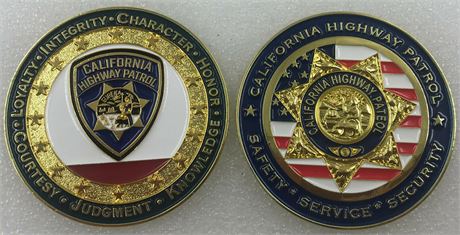 California Highway Patrol Challenge Coin