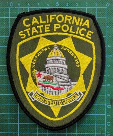 California State Police Patches