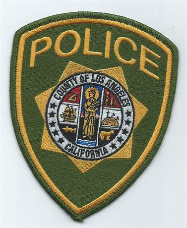 DEFUNCT AGENCY OLD STOCK. LOS ANGELES CO PUBLIC SAFETY POLICE PATCHES OBSOLETE 