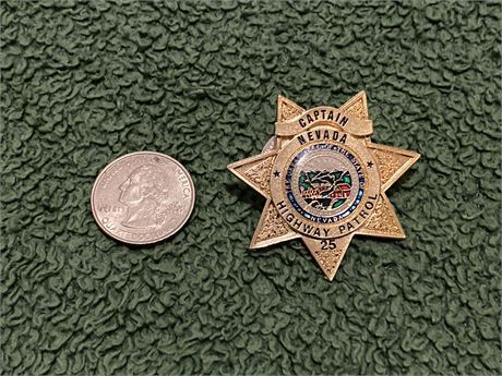 Nevada Highway Patrol Captain Pin