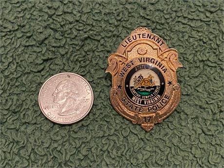 West Virginia State Police Lieutenant Pin
