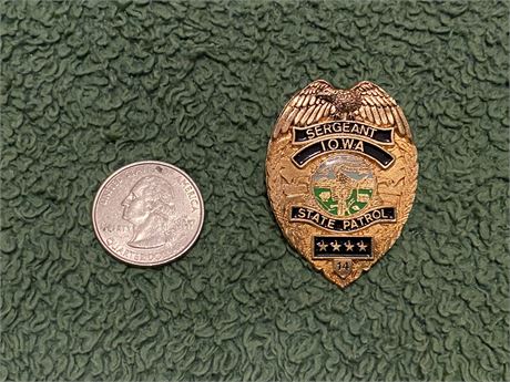 Iowa State Patrol Sergeant Pin