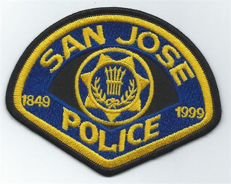 Obsolete Patch San Jose California,150 Year Anniversary Police Patch.Issued 1999