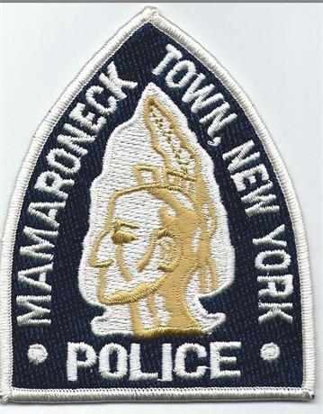 Obsolete Mamaroneck Town Police patch..New York. Westchester County