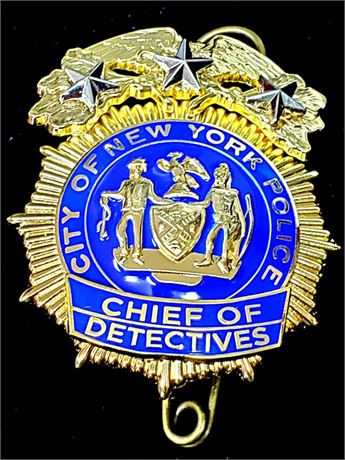 New York NYPD Chief of Detectives