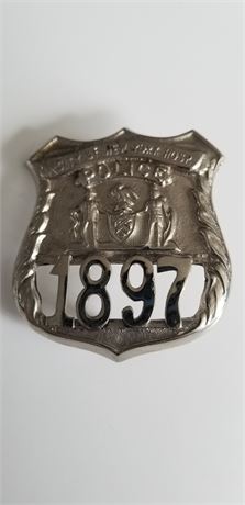 Obsolete Vintage New York City Hospital Police Officer Shield