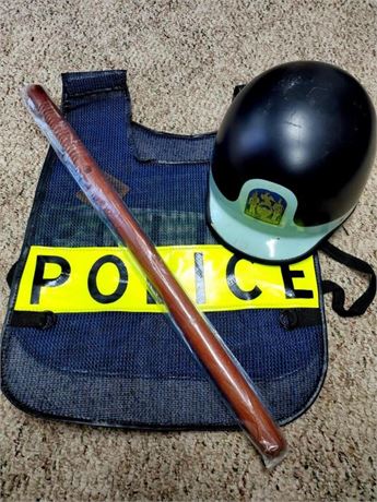 New York NYPD Riot Helmet and Accessories