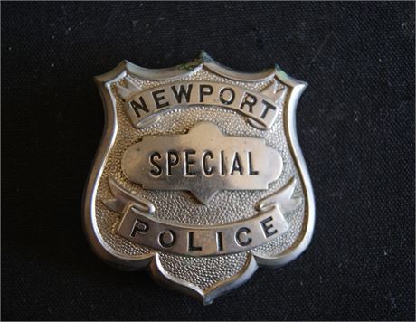 Newport, Rhode Island 1930's ,Special Police Badge, Hallmark CD Reese 57
