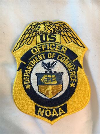 National Oceanic and Atmospheric Administration Police Officer Badge Patch NOAA