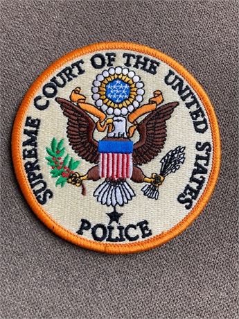 Two Historical US Supreme Court Police Patches