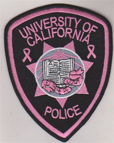 University of California Police pink patch
