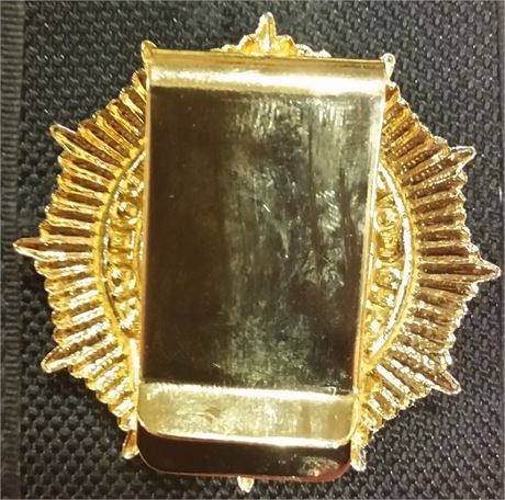 Large Size Lieutenant Money Clip (from NYC Police Magazine Spring 3100 Gift Shop