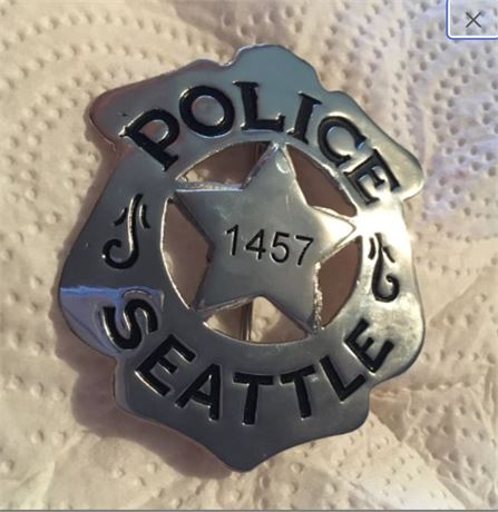 Seattle Washington Police Patrolman old style