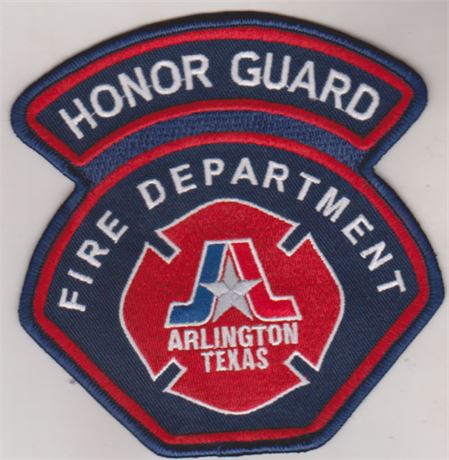 Arlington TX Fire Department Honor Guard patch