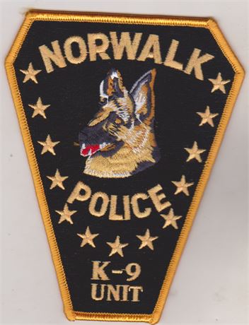 Norwalk CT Police K-9 Unit patch