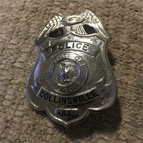 Collinsville Illinois Police Patrolman NO SHIPPING TO ILL. UNLESS YOU ARE A LEO