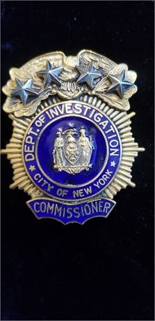 New York City Department of Investigation Commissioner Shield