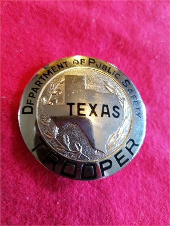 Texas State Trooper hallmarked with patch