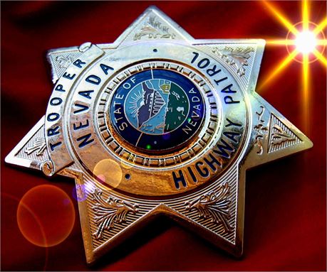 Police badge / Trooper, Nevada Highway Patrol, hallmark