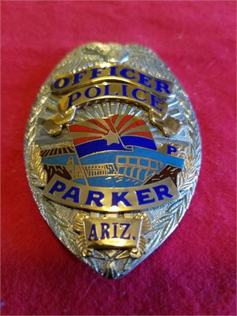 Police officer Parker Arizona hallmarked REDUCED