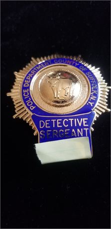 Suffolk County New York Police Department Detective Sergeant Shield