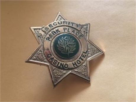 Park Place Casino Security badge, Atlantic City, New Jersey