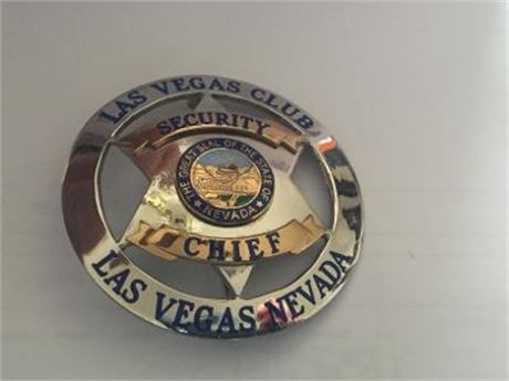 Las Vegas Club Casino, Las Vegas, Nevada CHIEF's badge