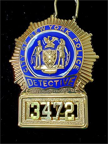 New York NYPD Detective Ed Green Breast Shield # 3472 (Law & Order)