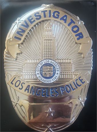 Los Angeles Police LA Confidential Four Part Replica movie Prop Badge