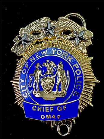New York NYPD Chief of OMAP