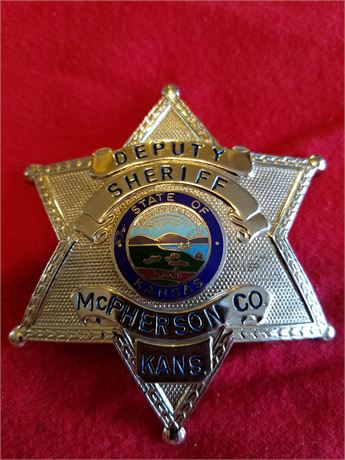 Deputy sheriff McPherson county Kansas