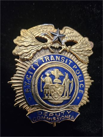 New York City Transit Police Deputy Commissioner Shield