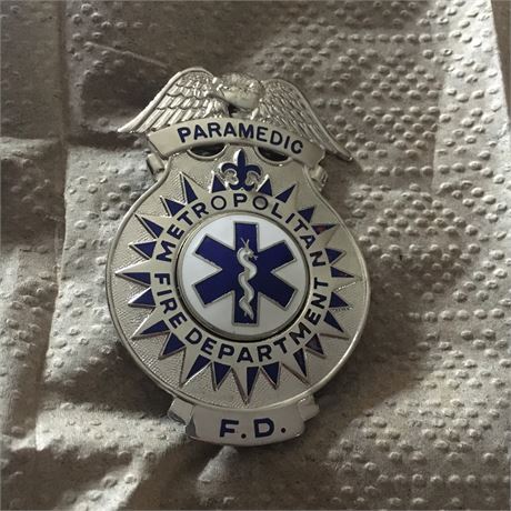 Nashville Tennessee Fire Department Paramedic badge