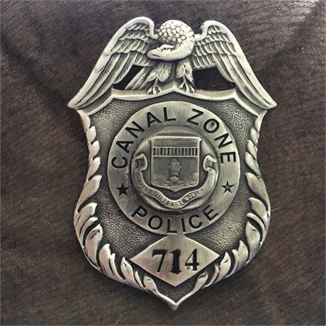 Canal Zone Police Commemorative Badge
