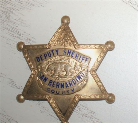San Bernardino Deputy Sheriff Badge