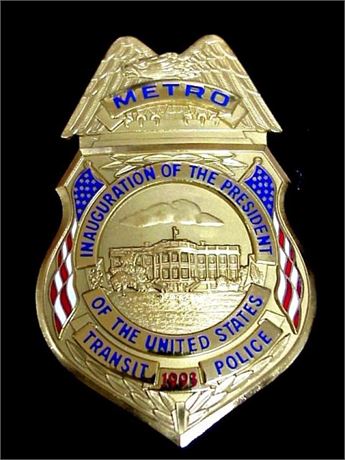 DC Metropolitan Transit Police 1993 Presidential Inauguration # 7975