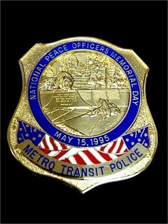 DC Metropolitan Police 1995 National Peace Officers Memorial Day # 146
