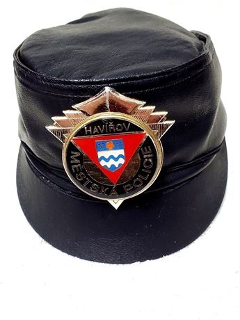 Vintage Czech Republic Havirov City Municipal Police Woman Hat