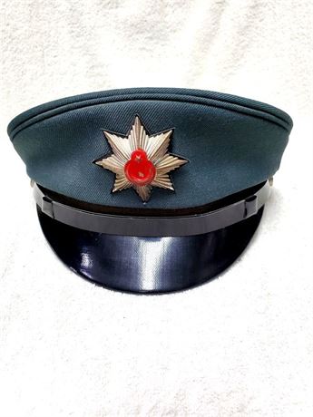 Vintage Turkey Police Visor Hat