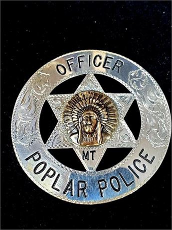 Poplar Montana Police # 56
