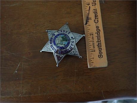 Citrus Heights Sacramento County, California cadet police badge  bx 4