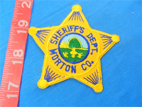 North Dakota, Morton County Sheriff's Department Patch, Good Condition