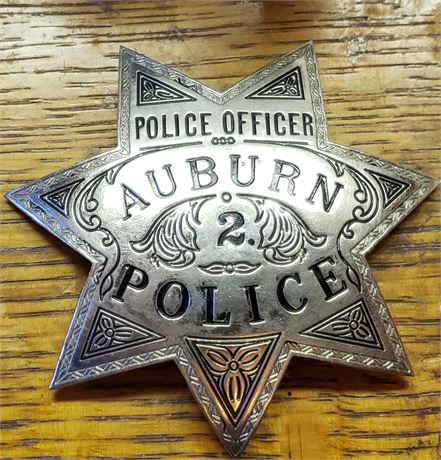 Auburn California Police Officer Badge