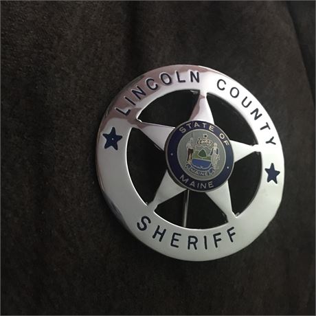 Lincoln County Maine Sheriff badge