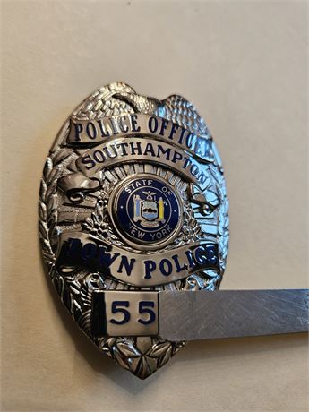 Southampton New York Police Department Police Officer shield