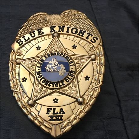 Blue Knights Florida Chapter XVI Law Enforcement Motorcycle Club badge