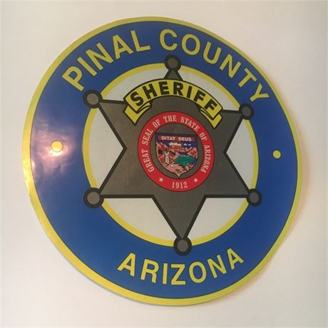 Pinal County Arizona Sheriff Police Cruiser Car Door Decal 10"