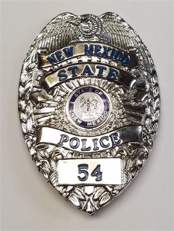 New Mexico State Police - officer's 2nd badge