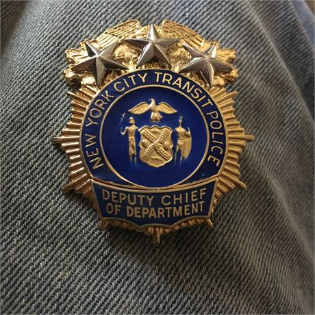 NY Transit Police Deputy Chief of Dept. NO SHIPPING TO NY UNLESS YOU ARE A LEO